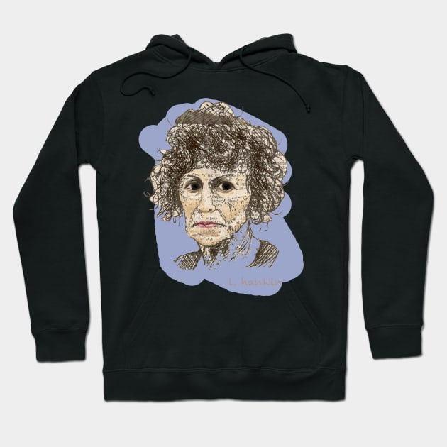 Lady & Hair Hoodie by LarryHankin